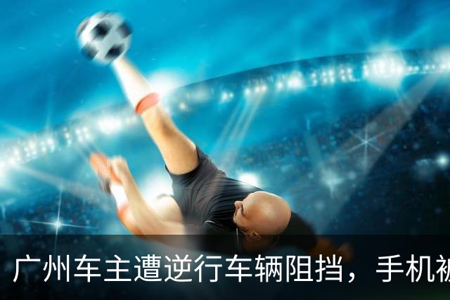 广州车主遭逆行车辆阻挡，手机被抢摔坏